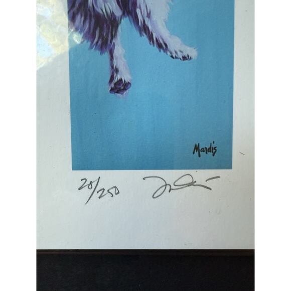 Yorkie Artisan Print 8x 10 Numbered Signed Art Print 20/250 Colorful Whimsy - Picture 3 of 8